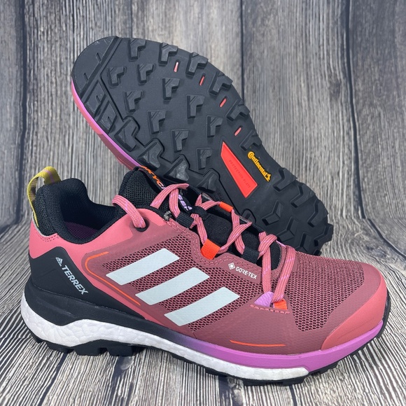 adidas Shoes - adidas Terrex Skychaser Gore Tex 2.0 Wonder Red/Lilac Pulse Wmns Hiking GZ1726
